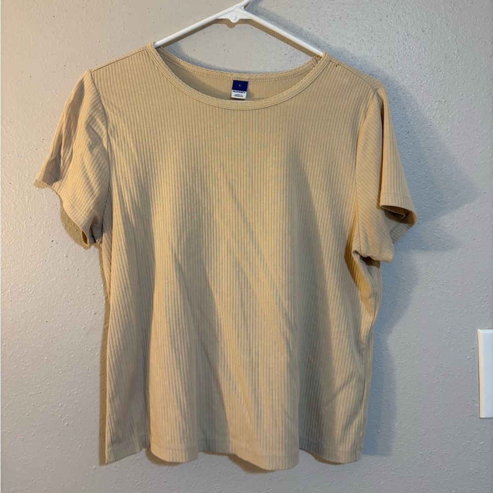 Old Navy Beige Knit Top